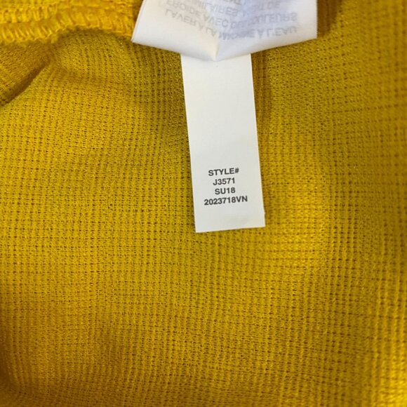 Madewell Texture & Thread Off-the-Shoulder Button-Front Top Women's Small New - Picture 10 of 12